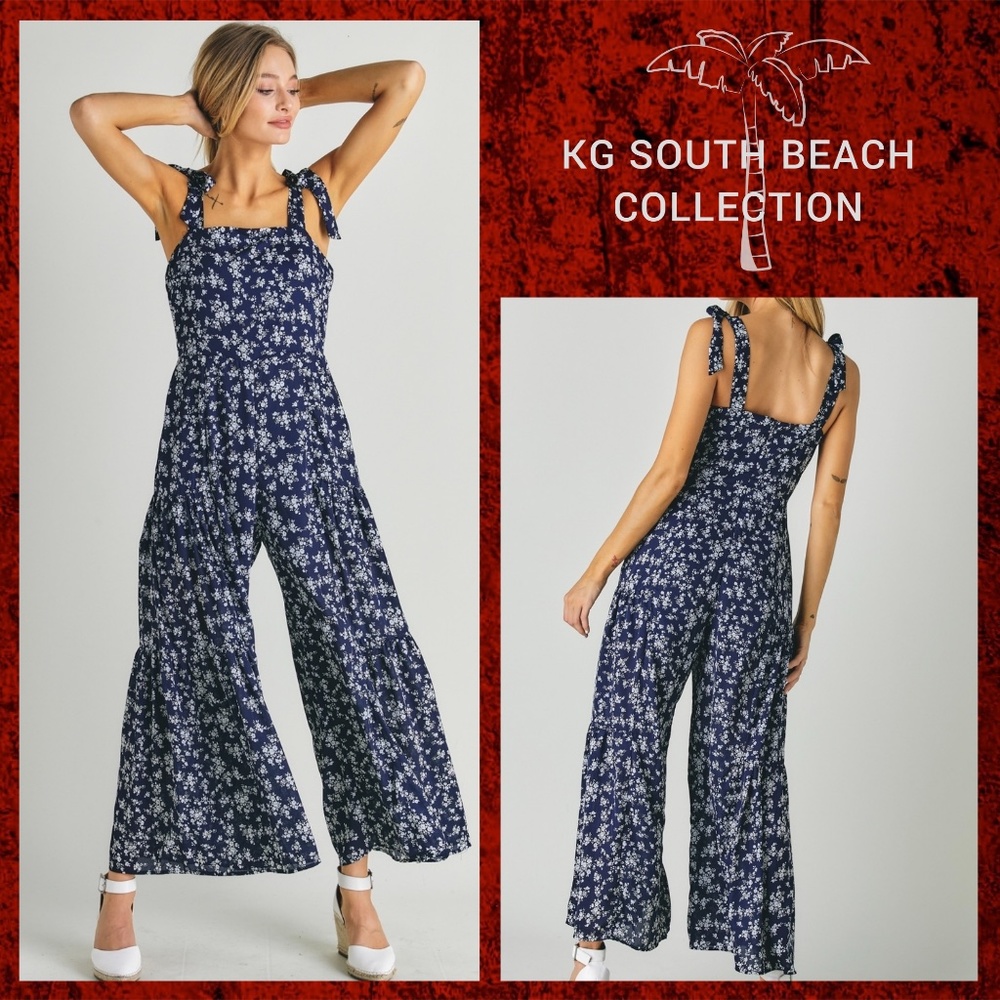 Davi&Dani Wide Legged, Loose Stretchy Bust Area, Pockets, Self-Tie Straps, Lined